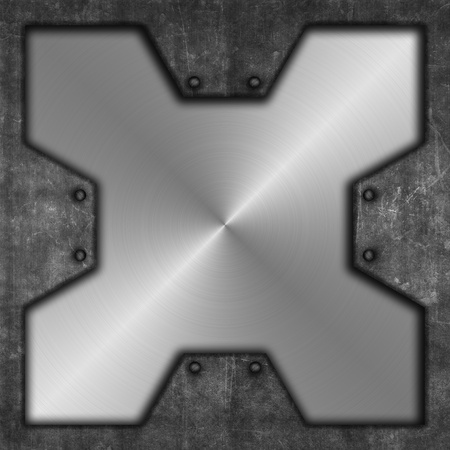 Grunge background with brushed metal textureの写真素材