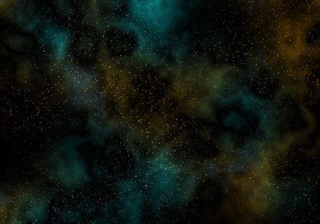 Space sky background with nebula and starsの写真素材
