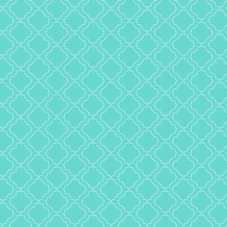 Decorative pattern background in teal colourの写真素材