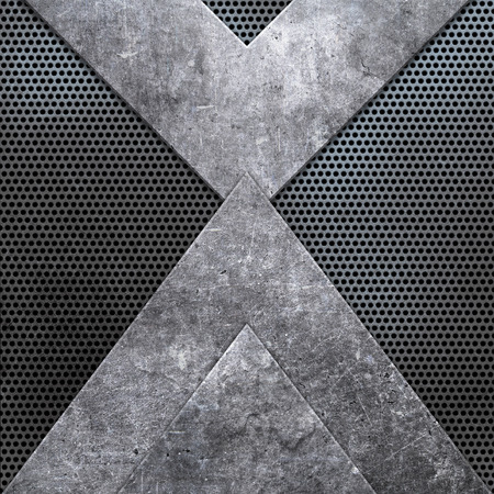 Abstract background with metallic texturesの写真素材