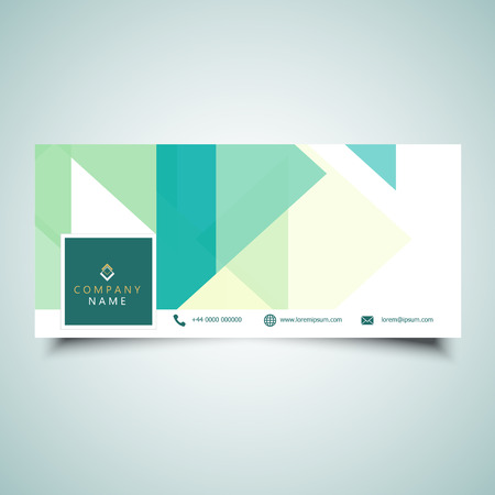 Social media timeline cover design with a low poly designの写真素材