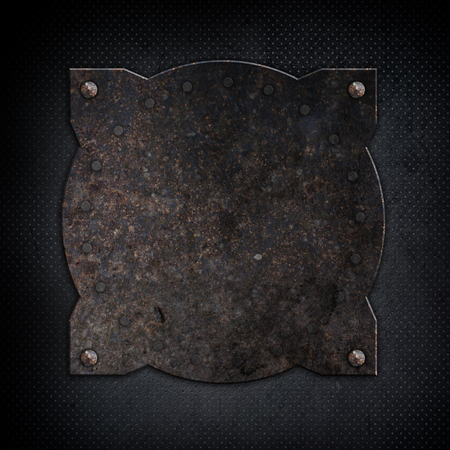 Abstract background with a grunge style metal plate effectの写真素材