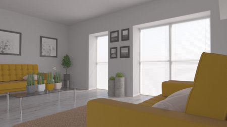 3D render of a Living Room Interior