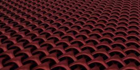 Render of 3D Geometric Weave Abstract Wallpaper Background
