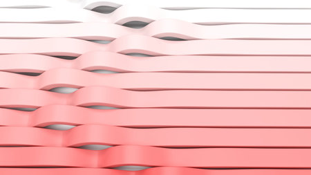 Render of 3D Geometric Abstract Background
