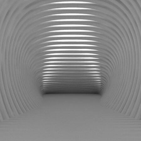 Render of 3D Geometric Abstract Backgroundの写真素材