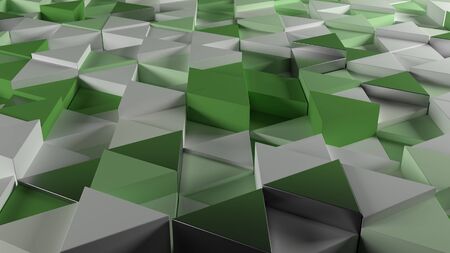 Render of 3D Geometric Abstract Backgroundの写真素材