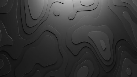 3D Render ofTopology Relief Background