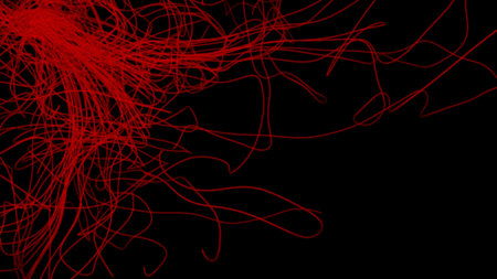 Render of 3D Abstract Chaotic Elements