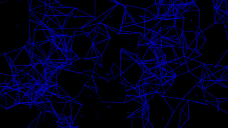 Render of 3D Abstract Chaotic Elements