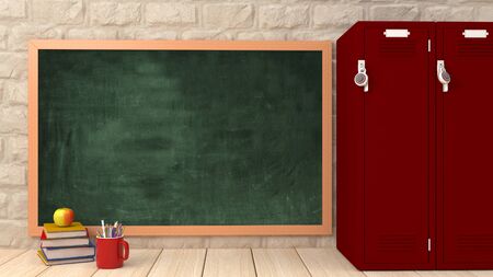 3D Render of BAck to School Conceptの写真素材