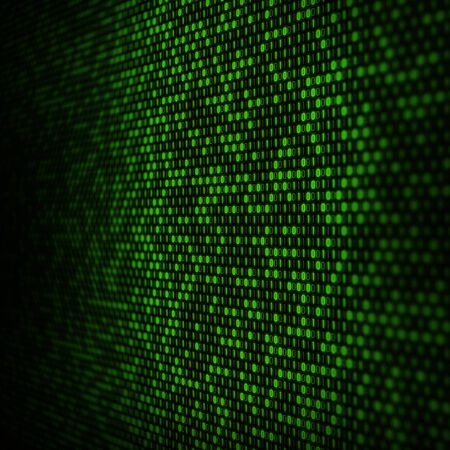 Abstract background with a binary code designの写真素材