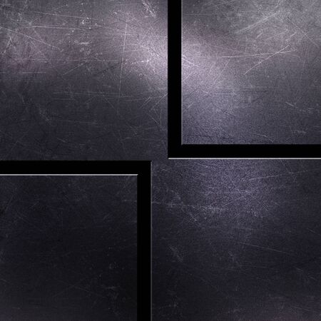 Metallic background with scratches and stainsの写真素材