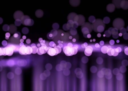 Abstract background with a purple bokeh lights designの写真素材