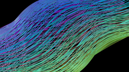 Render of 3D Geometric Abstract Background