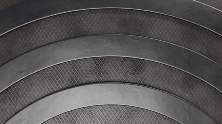 Metallic background with scratches and stains