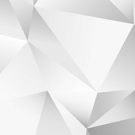 Abstract background with a low poly monochrome designの写真素材