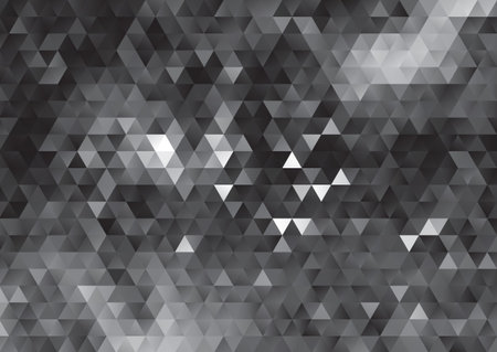 Abstract background with monochrome low poly design
