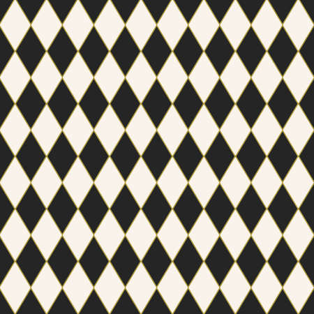 Seamless tiled background with a harlequin pattern designのイラスト素材
