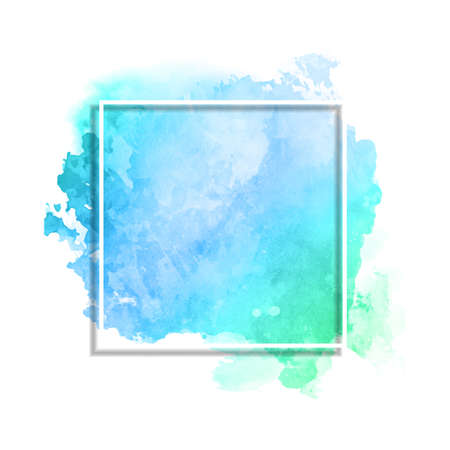 White frame on a watercolour textureのイラスト素材