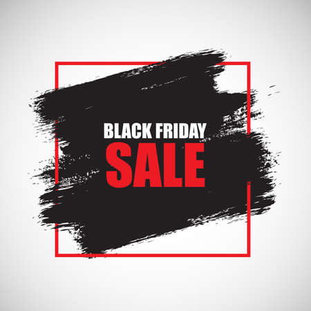Grunge style Black Friday sale backgroundのイラスト素材