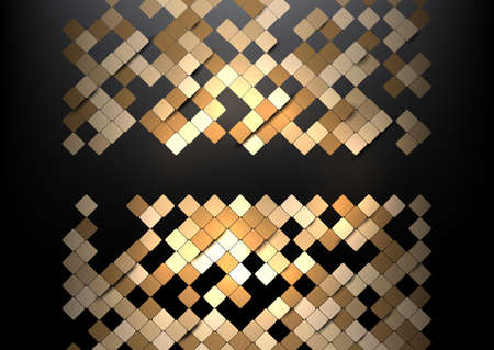 Abstract background with a geometric squares designのイラスト素材