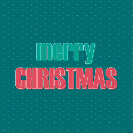 Christmas background with retro styled text designのイラスト素材