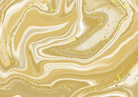 abstract marble background with glittery gold elements design