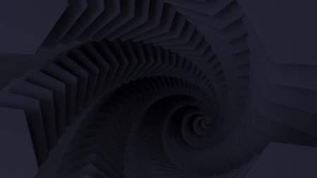 Render of 3D Geometric Abstract Backgroundの写真素材