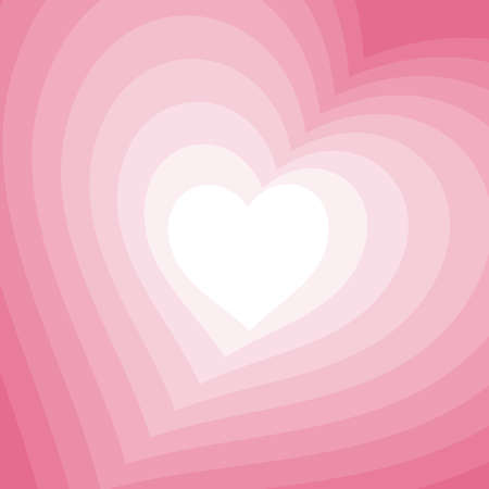 Valentines Day background with a pink hearts designのイラスト素材