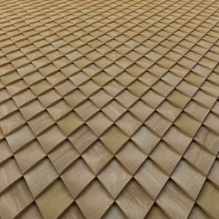 Render of 3D Geometric Abstract Backgroundの写真素材