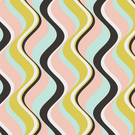 Abstract retro styled wallpaper design