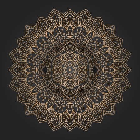 elegant background with a mandala designのイラスト素材
