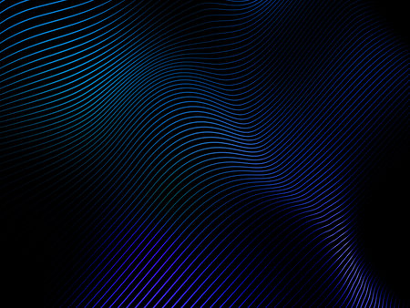 3D render of a modern background with flowing lines