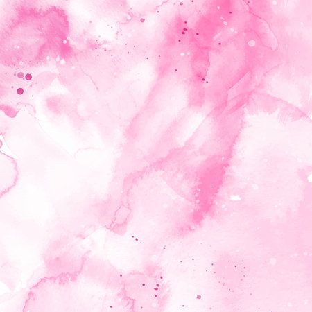 Detailed hand painted pink watercolour backgroundのイラスト素材