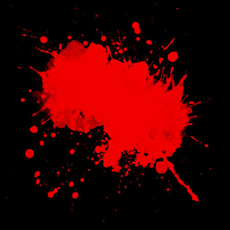 Halloween background with bloody splatter designのイラスト素材