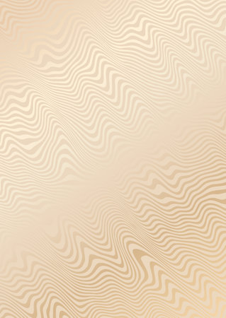 Abstract distorted stripes background in pastel metallic coloursのイラスト素材