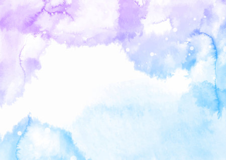 Decorative hand painted watercolour texture background designのイラスト素材