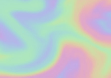 Abstract gradient swirl background in pastel rainbow coloursのイラスト素材