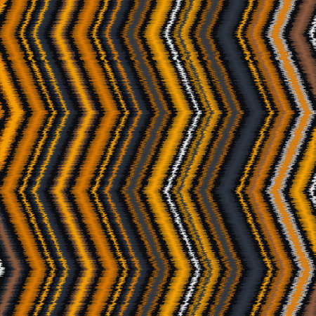 Abstract background with an ethnic IKAT styled pattern designのイラスト素材