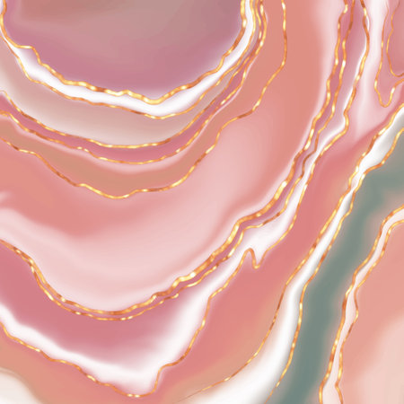 Abstract hand painted background with glittery gold elementsのイラスト素材