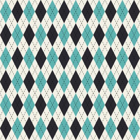 Pattern background with an argyle designのイラスト素材
