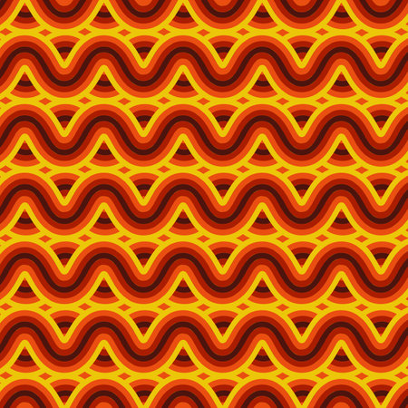 Abstract retro styled wallpaper design backgroundのイラスト素材