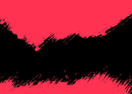 Brightly coloured abstract hand painted grunge design backgroundのイラスト素材