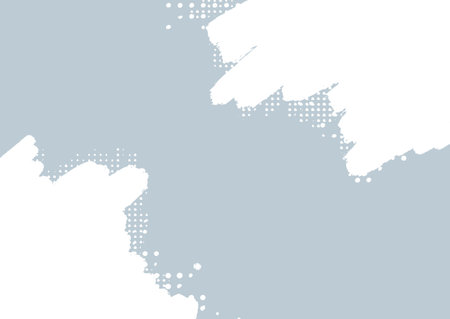 Abstract grunge hand painted background design in blue and whiteのイラスト素材