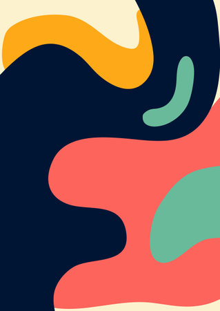 Abstract minimal retro boho style background designのイラスト素材