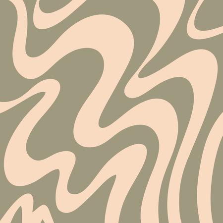 Abstract background with a hand drawn wavy line designのイラスト素材