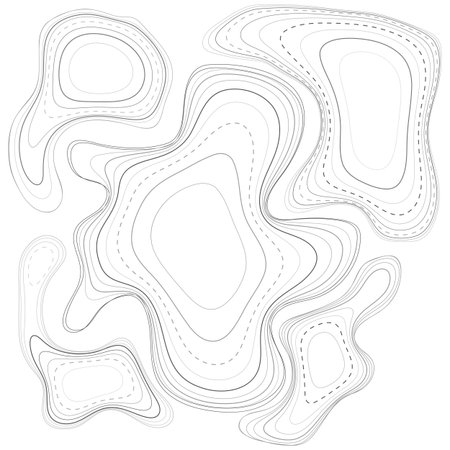 Abstract background with A topography relief map designのイラスト素材