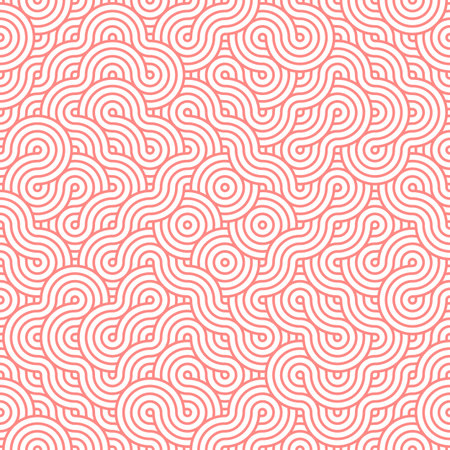 Retro wave lines pattern design backgroundのイラスト素材