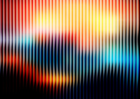 Abstract colourful background with a rippled glass designのイラスト素材